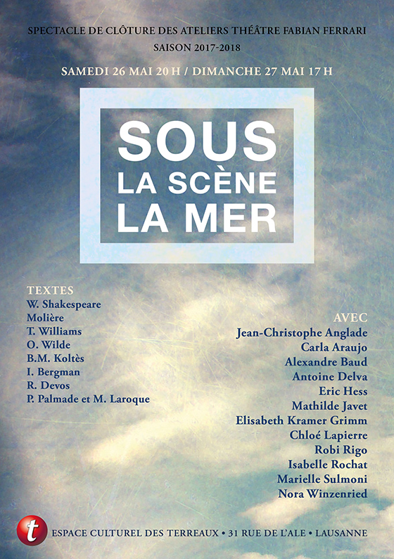 Photos et Affiche: SOUS LA SCENE LA MER
