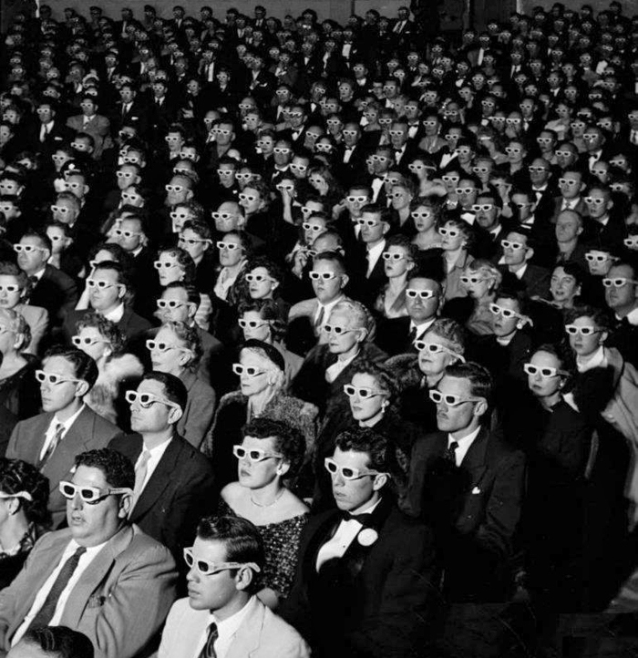 photos de spectateur avec des lunettes